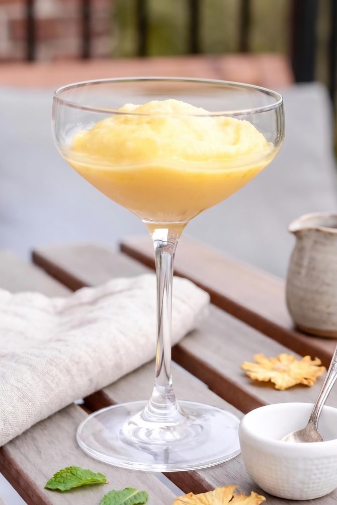 Ananas sorbet opskrift