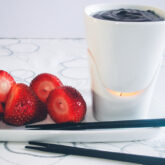 Chokolade fondue opskrift fra Bageglad