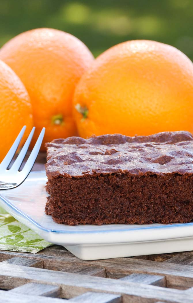 Chokoladekage med appelsin fra Bageglad.dk