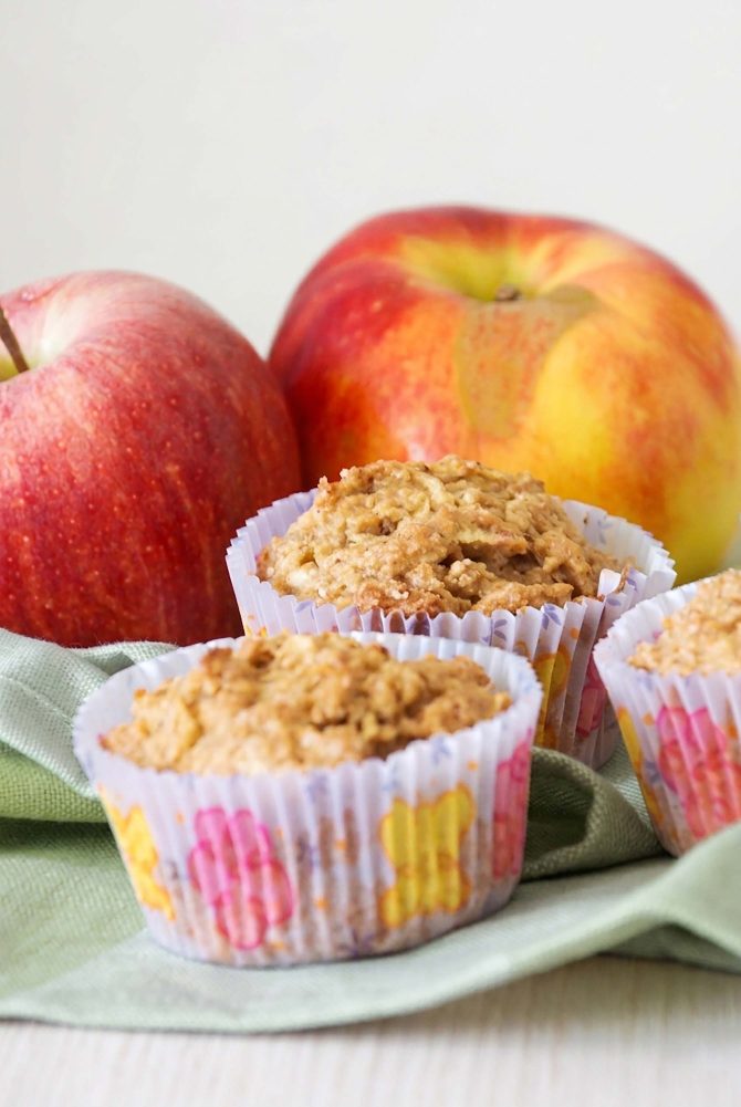 Fuldkorn æblemuffins opskrift