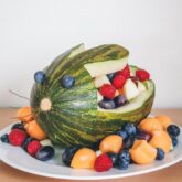 Kanin vandmelon skål fra Bageglad.dk