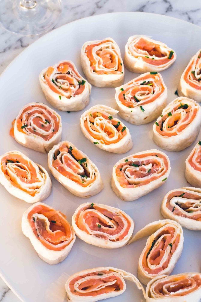 Lakseroulade med cream cheese