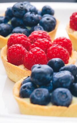 Små frugttærter fra Bageglad.dk