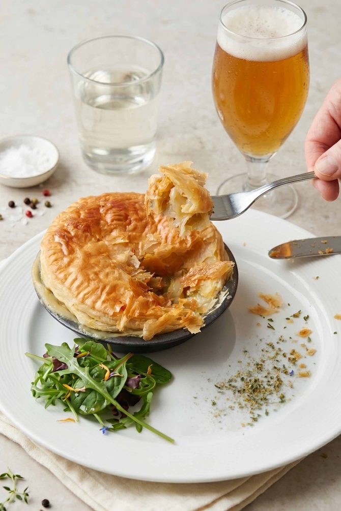 Vegetarisk pot pie