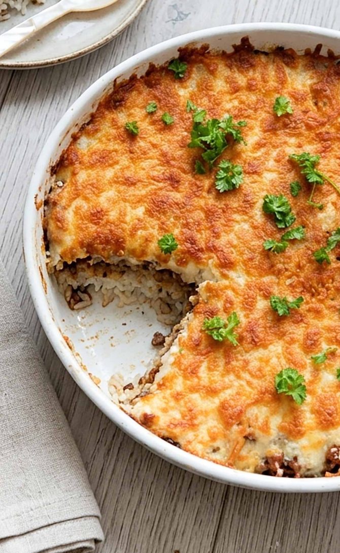 Lasagne med ris