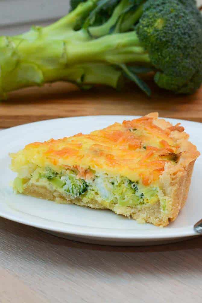 Laks og broccolitærte opskrift fra Bageglad