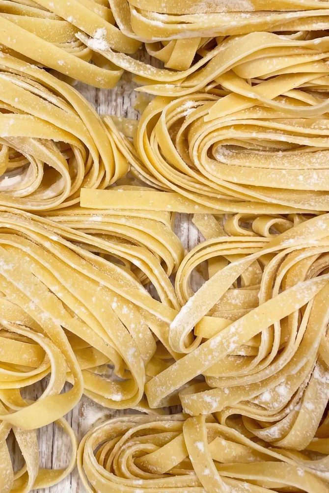 Hjemmelavet frisk pasta opskrift fra Bageglad