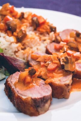And med champignonsauce opskrift