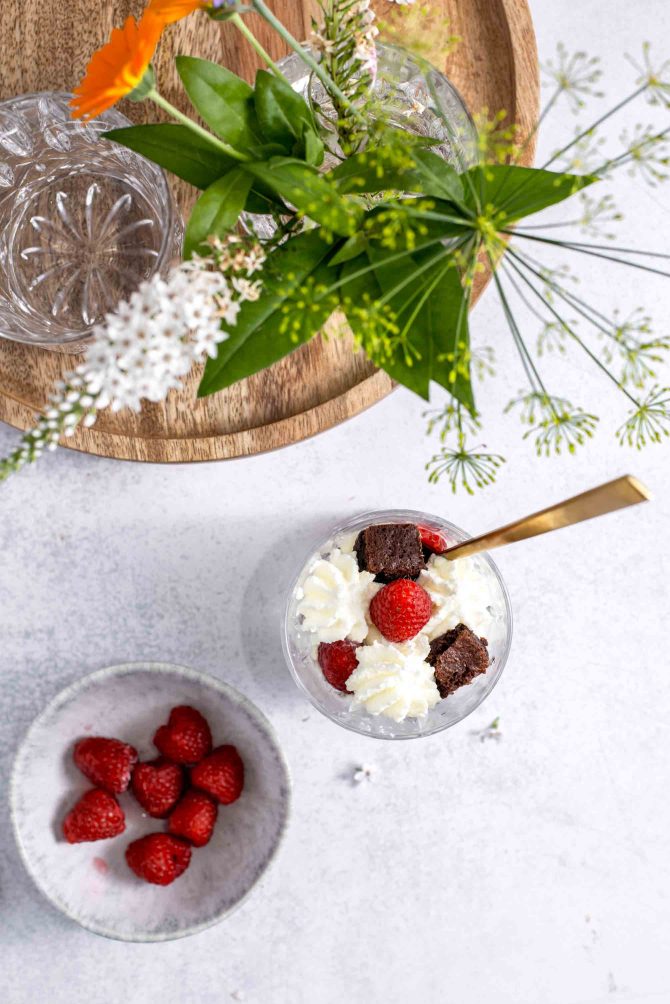 Brownie trifli opskrift fra Bageglad