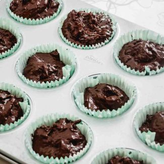 Bage chokolade muffins