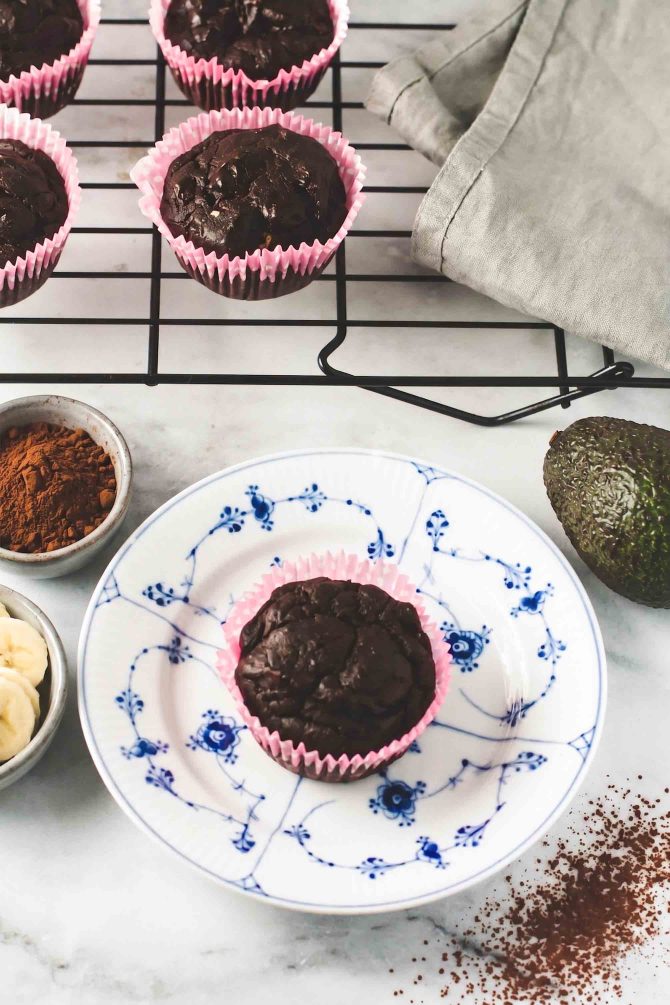 Glutenfri og laktosefri chokolade muffins