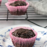 Glutenfri sukkerfri laktosefri chokolade muffins