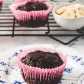 Glutenfri og sukkerfri chokolade muffins