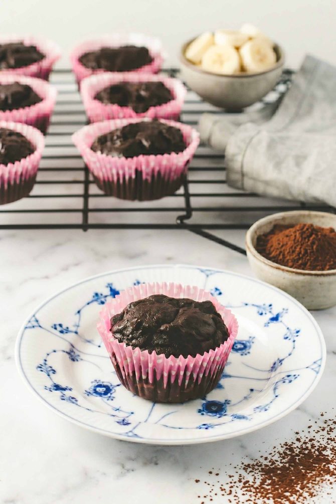 Sukkerfri chokolade muffins