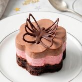 Nytårsdessert med chokolademousse