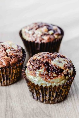 Bananmuffins med nutella opskrift