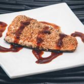 Sesam laks med japansk sauce