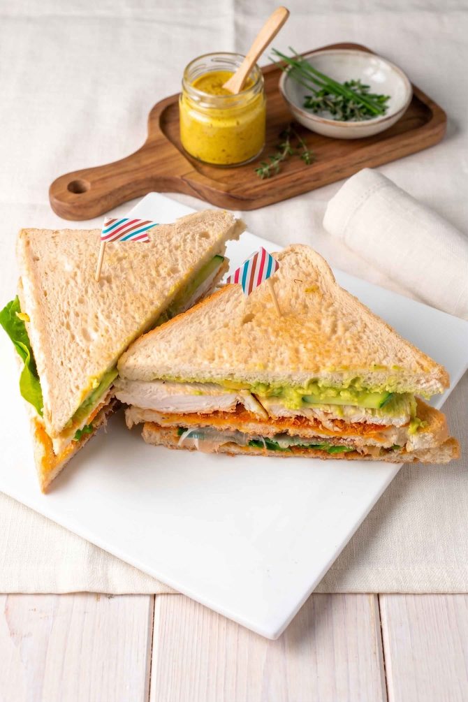 Opskrift på club sandwich