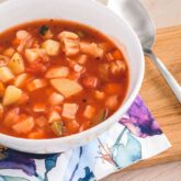 Minestrone suppe opskrift fra Bageglad