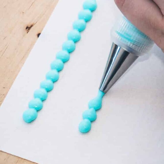 Sprøjte perlekant teknik