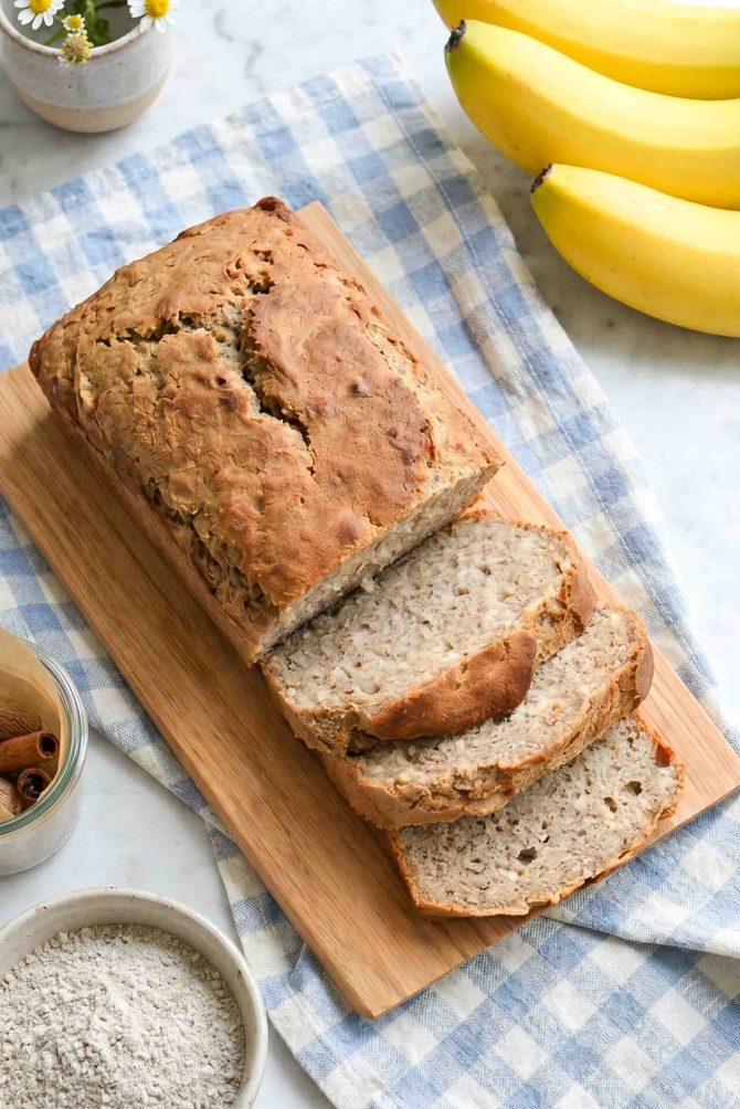 Glutenfri bananbrød til morgenmad