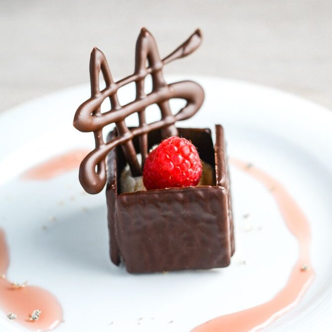 After Eight is-dessert fra Bageglad