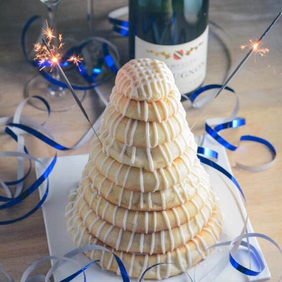 Kransekagetårn til nytårsaften