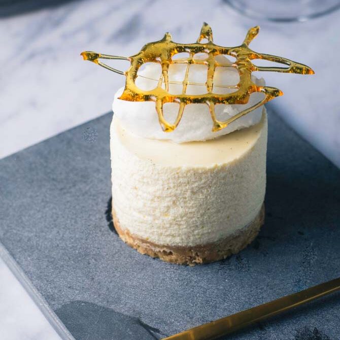 Nytårsdessert med kokos og passionsfrugt fra Bageglad