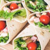 Club sandwich wraps fra Bageglad