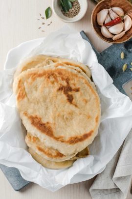 Naanbrød med hvidløg fra Bageglad