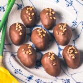 Påskeæg med karamel fra Bageglad