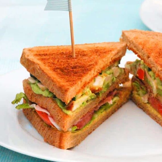Luksus club sandwich opskrift fra Bageglad