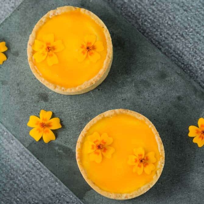 Tærter med passionsfrugt fra Bageglad