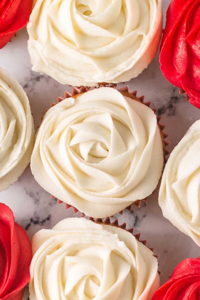 Rose cupcakes