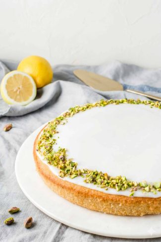 Pistacie citronkage
