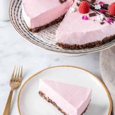 Hindbærmousse kage no-bake