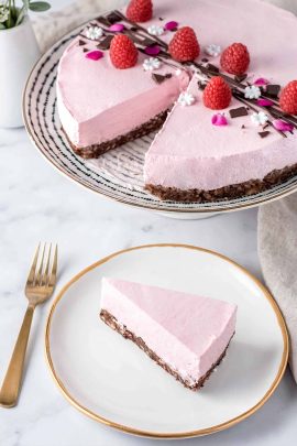Hindbærmousse kage no-bake