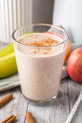 Æble kanel smoothie fra Bageglad
