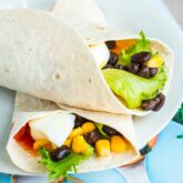 Vegetar protein wraps fra Bageglad