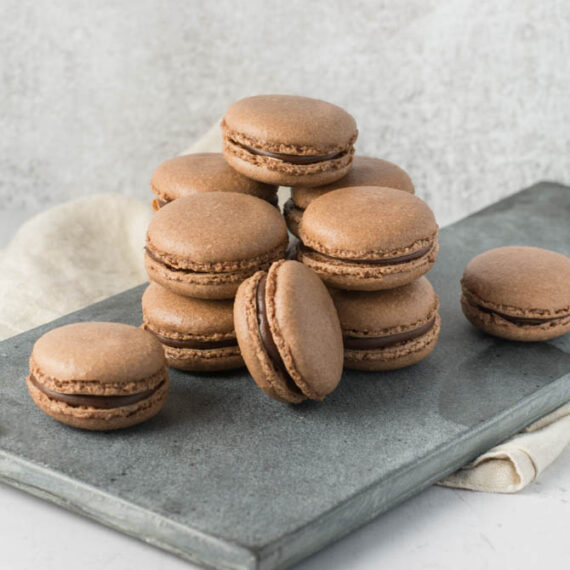 Chokolade macarons opskrift fra Bageglad