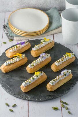 Citron eclairs opskrift fra Bageglad