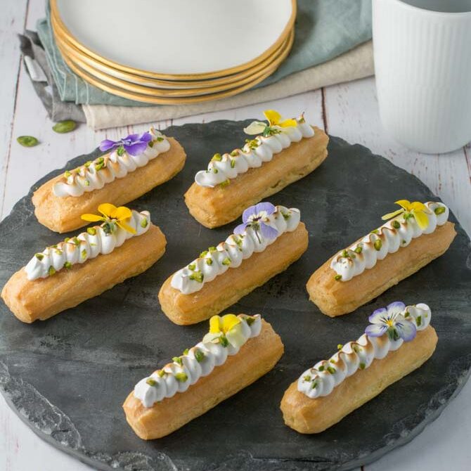 Citron eclairs opskrift fra Bageglad