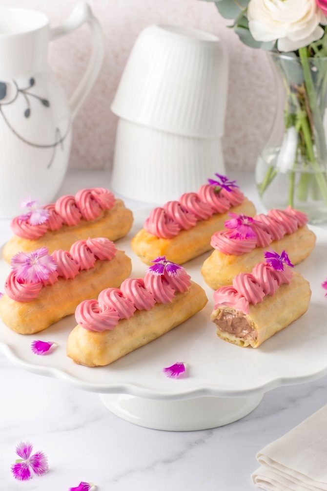 Chokolade eclairs