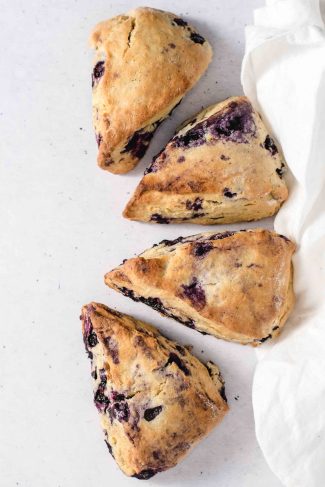 Blåbær scones opskrift