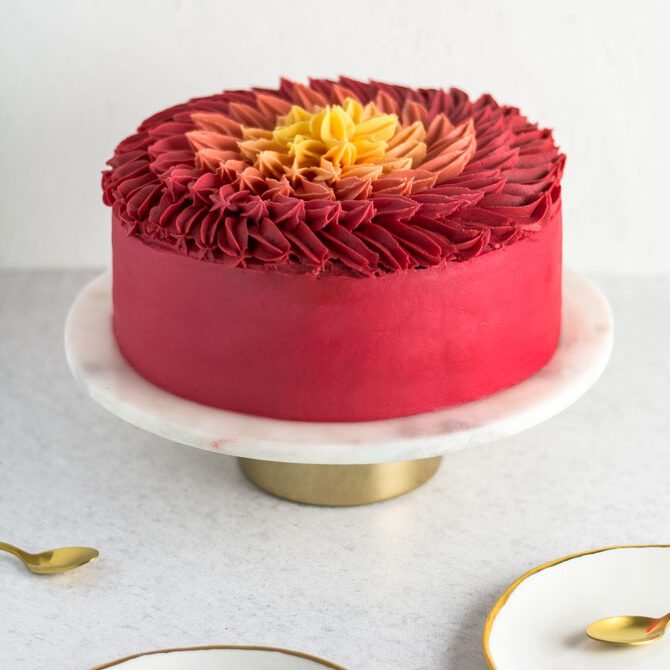 Pink lagkage sommer