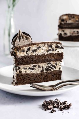 Islagkage med Oreos og chokoladekage
