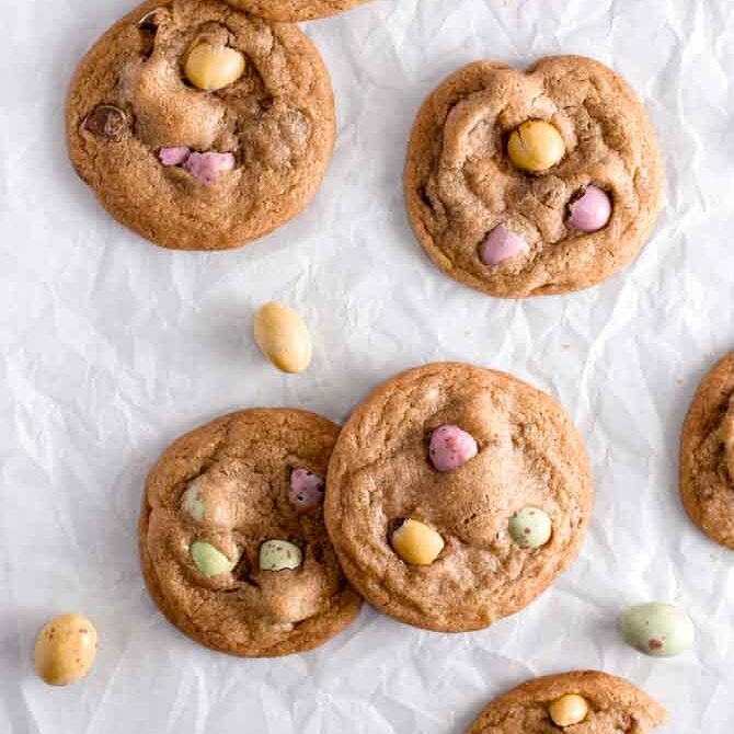 Påskeæg cookies fra Bageglad