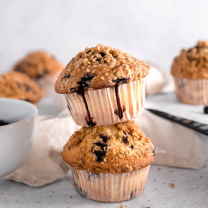 Blåbær muffins ala Starbucks