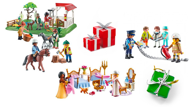 Playmobil pakkekalender til børn