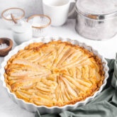 Beautiful French pear tart recipe
